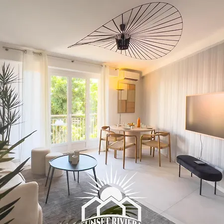 Le Rossini Center Airco Parking For 4 By Sunset Антиб